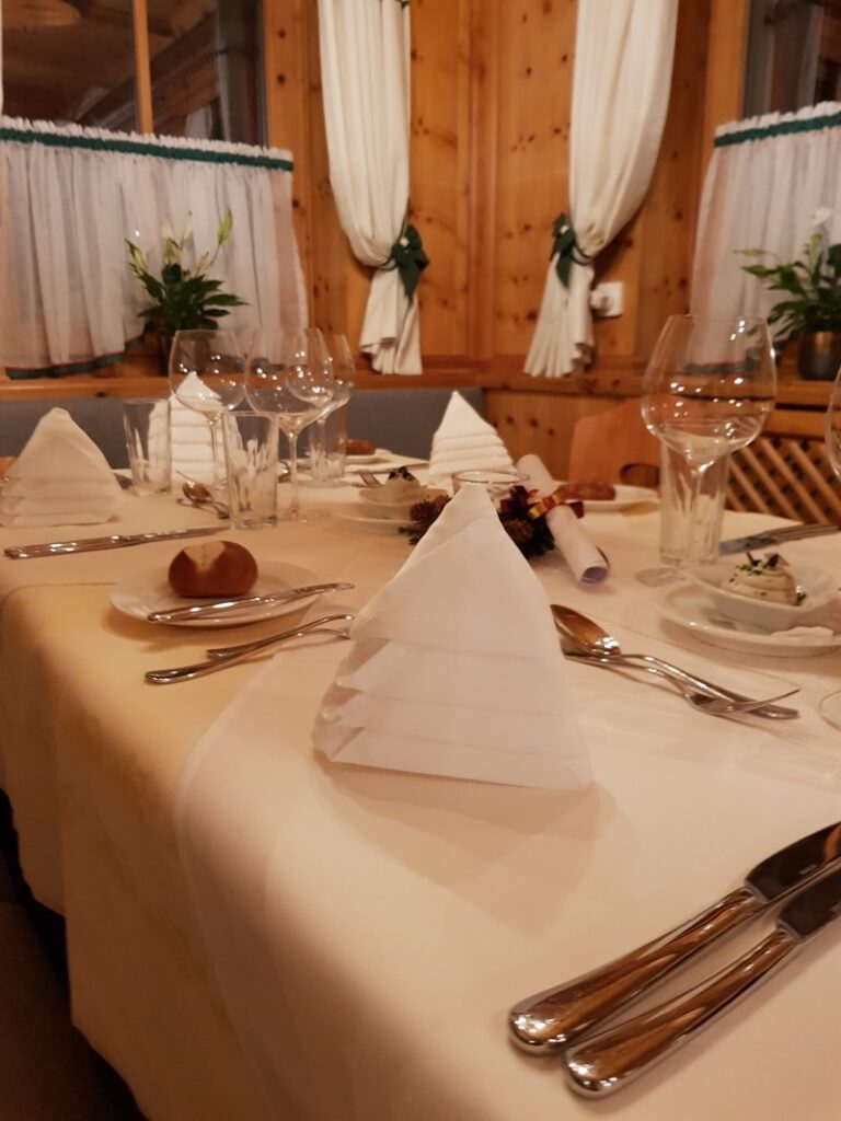 Abendessen zur Bergweihnacht und Jahreswechsel im Hotel Koch