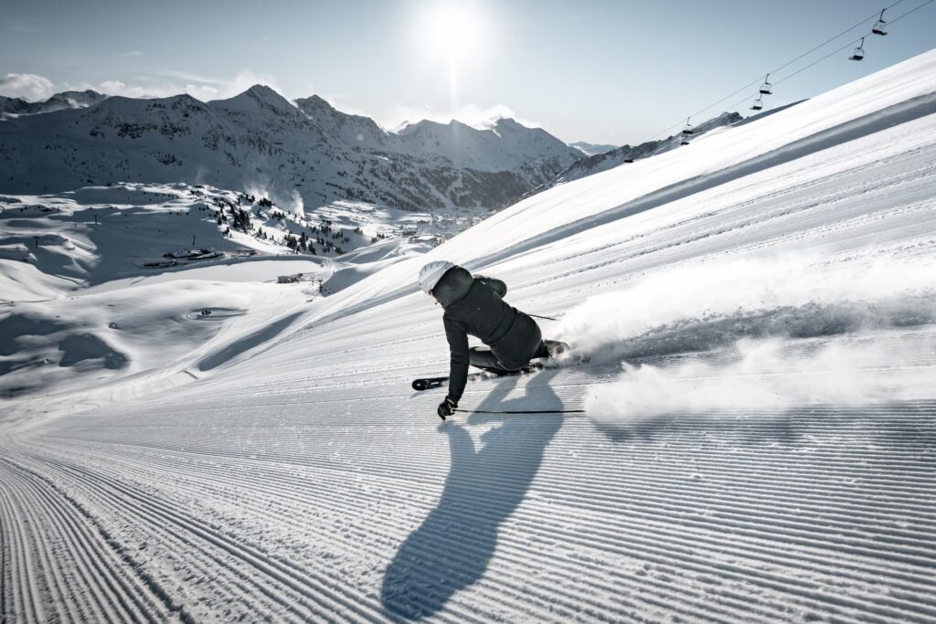 Herrliche Pistenbedingungen während des Skiurlaubs in Obertauern